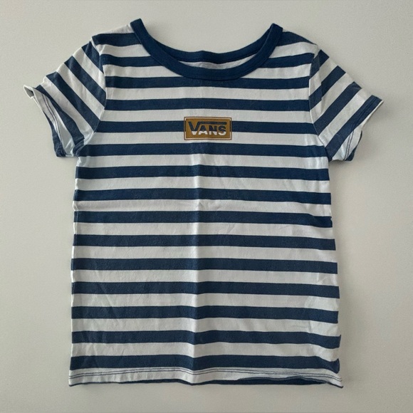 Vans Tops - Vans | Logo Short Sleeve | Striped | Size XS